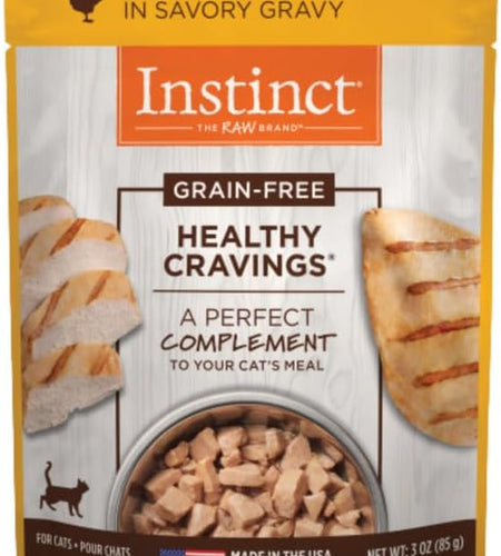 Healthy Cravings Grain Free Real Chicken Recipe Natural Wet Cat Food Topper by Nature'S Variety, 3 Ounce (Pack of 24)