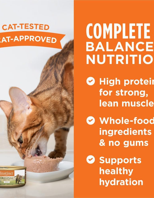 Load image into Gallery viewer, Original Grain Free Real Duck Recipe Natural Wet Canned Cat Food, 5.5 Oz. Can, Pack of 12
