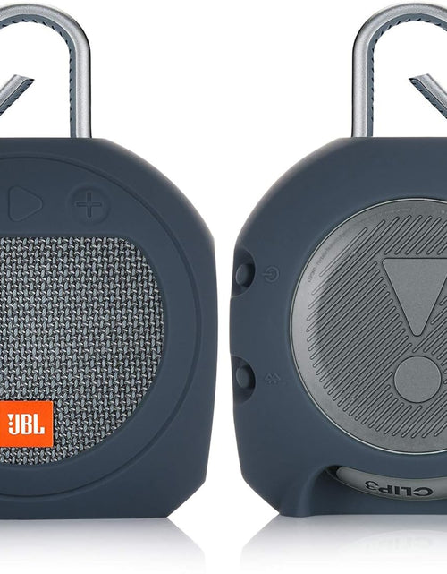 Load image into Gallery viewer, Protective Silicone Stand up Carrying Case for JBL Clip 3 Waterproof Portable Speaker(Blue)
