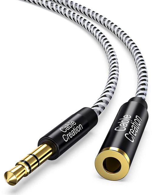 Load image into Gallery viewer, 3.5Mm Headphone Extension Cable,  3.5Mm Male to Female Stereo Audio Cable for Phones, Headphones, Speakers, Tablets, Pcs, MP3 Players and More, (10Ft/3M)
