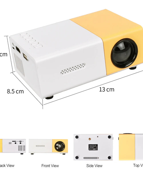 Load image into Gallery viewer, Mini Projector YG300 Pro LED Supported 1080P Full HD Portable Beamer Audio HDMI USB Video Projetor
